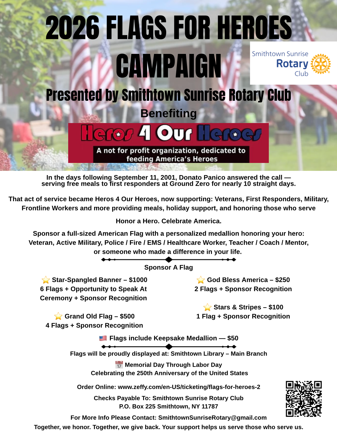 2026 Flags for Heros