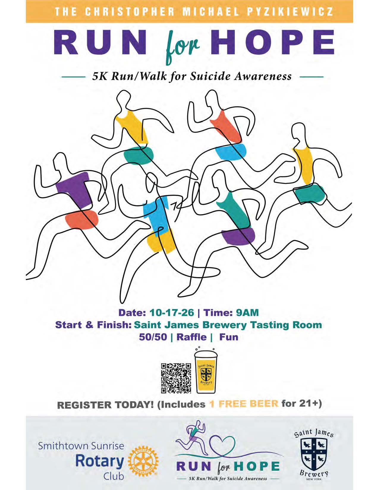 The Christopher Michael Pyzikiewicz 5K Walk/Run